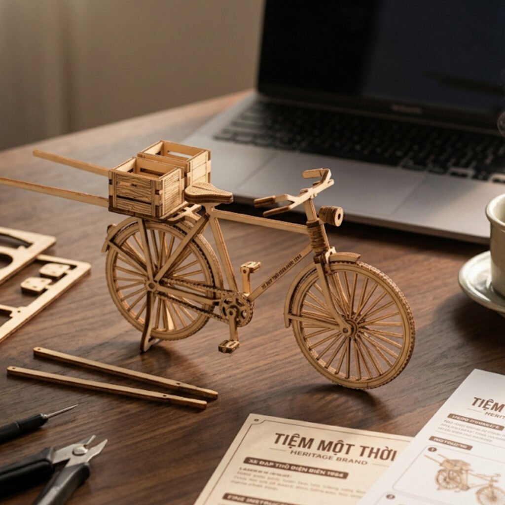 mô hình xe Đạp thồ Điện biên